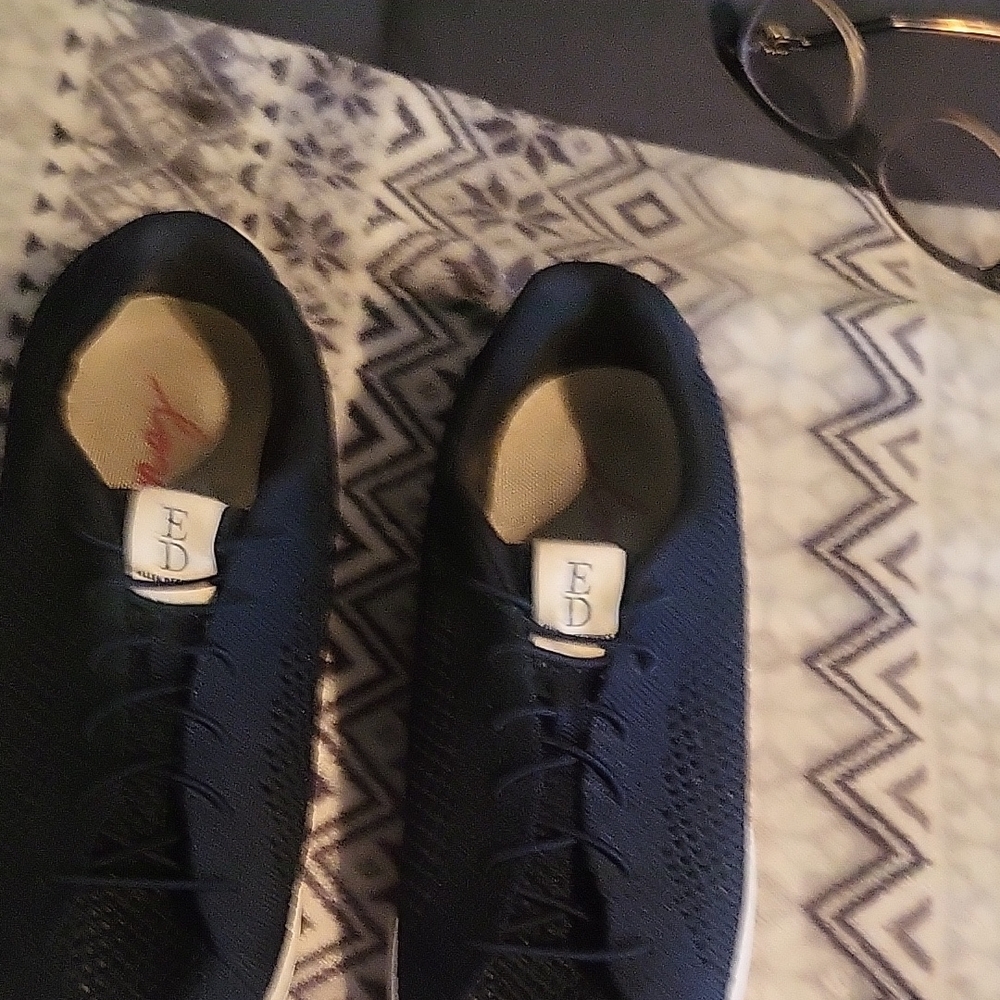 Ellen Degeneres Black Sneakers Low-Top Casual